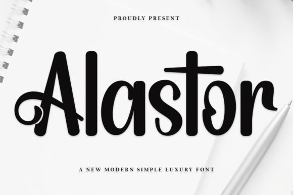 Alastor: The Festive Script Typeface for Holiday Branding
