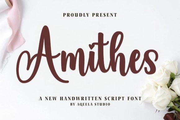 Amithes: A Fresh Handwritten Font for Business Branding
