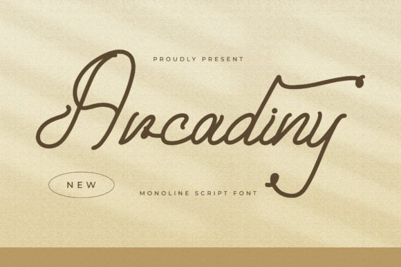 Arcadiny: A Romantic Script Handwritten Font for Web Design