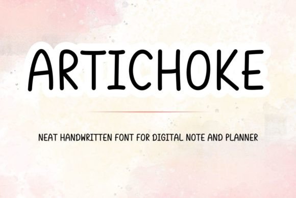 Artichoke: A Neat Script Handwritten Font for Editors