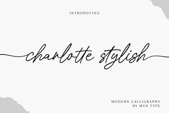 Charlotte Stylish: A Modern Script Font for Makers
