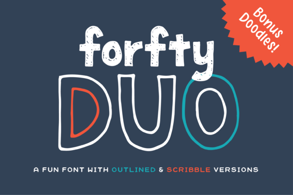 Forfty Duo: A Playful Script Handwritten Font for Editors