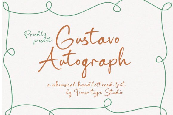 Gustavo Autograph: The Hand-Lettered Font for Viral Campaigns