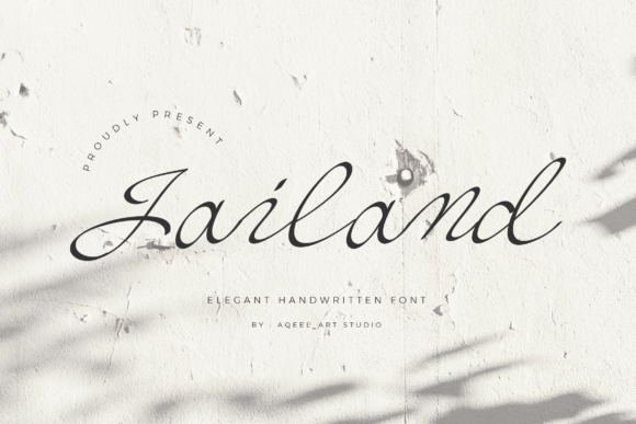 Jailand: A Signature Script Font for Digital Branding