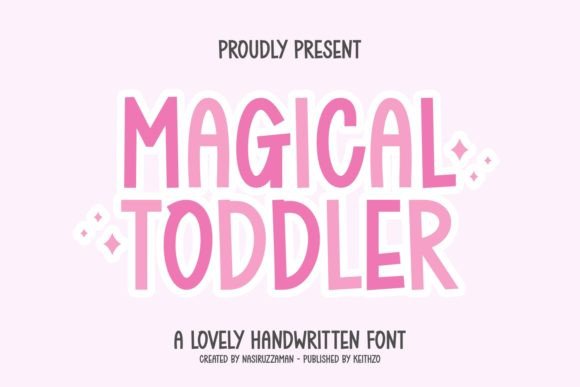 Magical Toddler: A Whimsical Typeface for Editorial Charm
