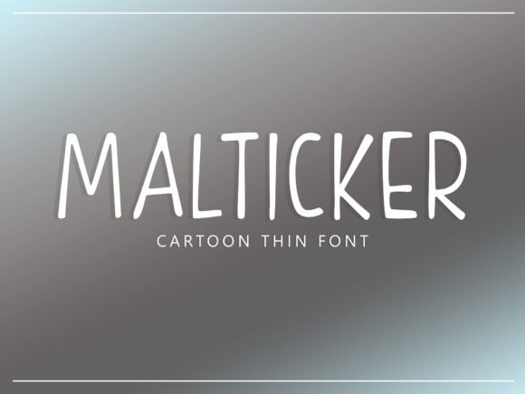 Malticker: The Whimsical Typeface for Scroll-Stopping Campaigns