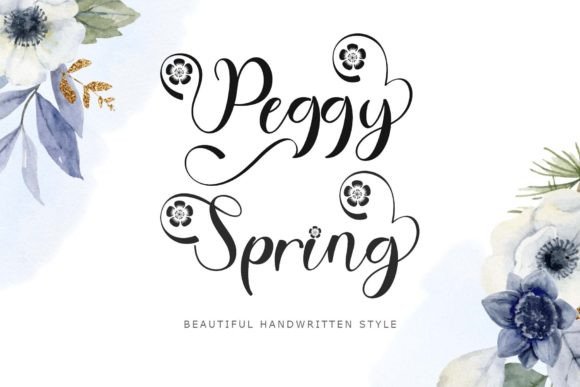 Peggy Spring Font Review: A Script Handwritten Gem for Campaigns