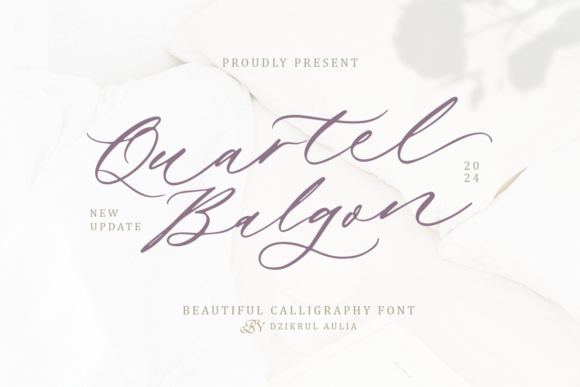 Quartel Balgon Font Review: Elegant Script for Branding