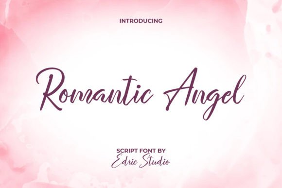 Romantic Angel Font Review for Handmade Creators
