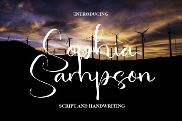 Sophia Sampson: A Charming Handwritten Font for Editorial Design
