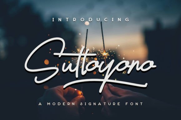 Suttoyono Font Review: A Premium Script for Modern Branding