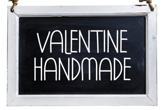 Valentine Handmade: A Sweet Script Font for Makers