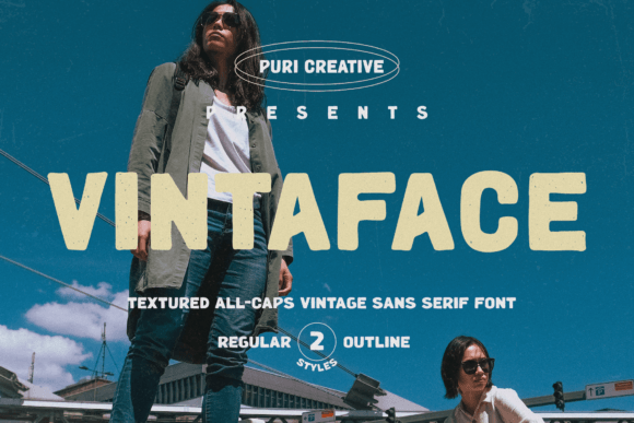 Vintaface: A Vintage Sans Serif for Modern Branding